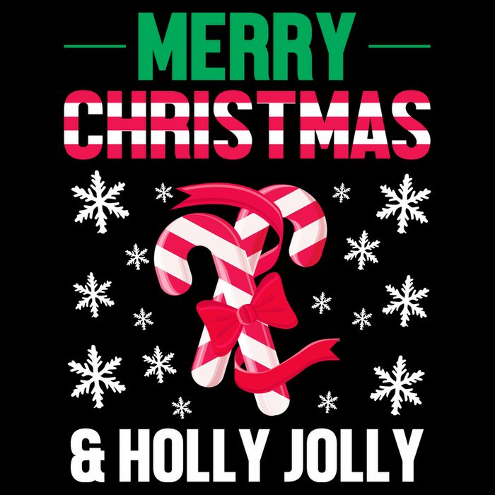 Merry Christmas And Holly Jolly Sustainable Bucket Hat