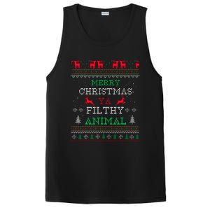 Merry Christmas Animal Filthy Ya Xmas Pajama Family Matching PosiCharge Competitor Tank