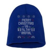 Merry Christmas Animal Filthy Ya Xmas Pajama Short Acrylic Beanie