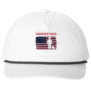 My Cat And I Understand The Assignment Usa Flag Snapback Five-Panel Rope Hat