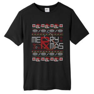 Merry Christmas Apothecary Apotheke Ugly Christmas Swea Tall Fusion ChromaSoft Performance T-Shirt