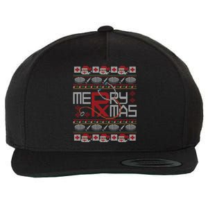 Merry Christmas Apothecary Apotheke Ugly Christmas Swea Wool Snapback Cap