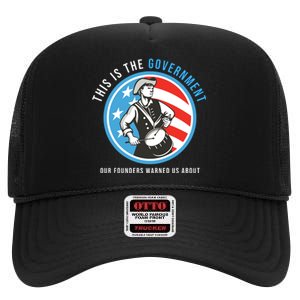 MAGA Conservative Anti Joe Biden High Crown Mesh Back Trucker Hat