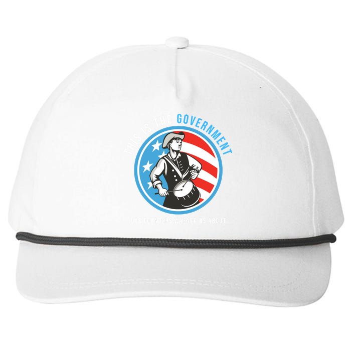 MAGA Conservative Anti Joe Biden Snapback Five-Panel Rope Hat