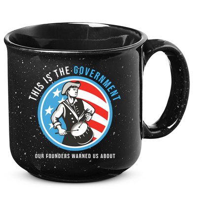 MAGA Conservative Anti Joe Biden 15oz Campfire Ceramic Mug