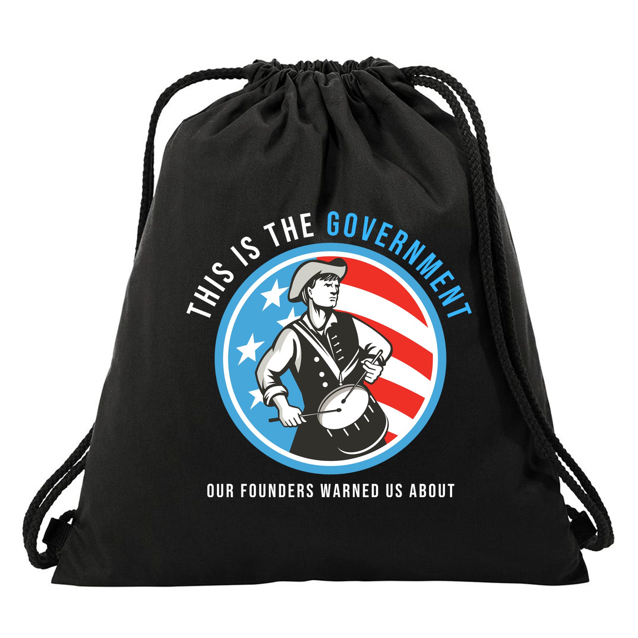MAGA Conservative Anti Joe Biden Drawstring Bag