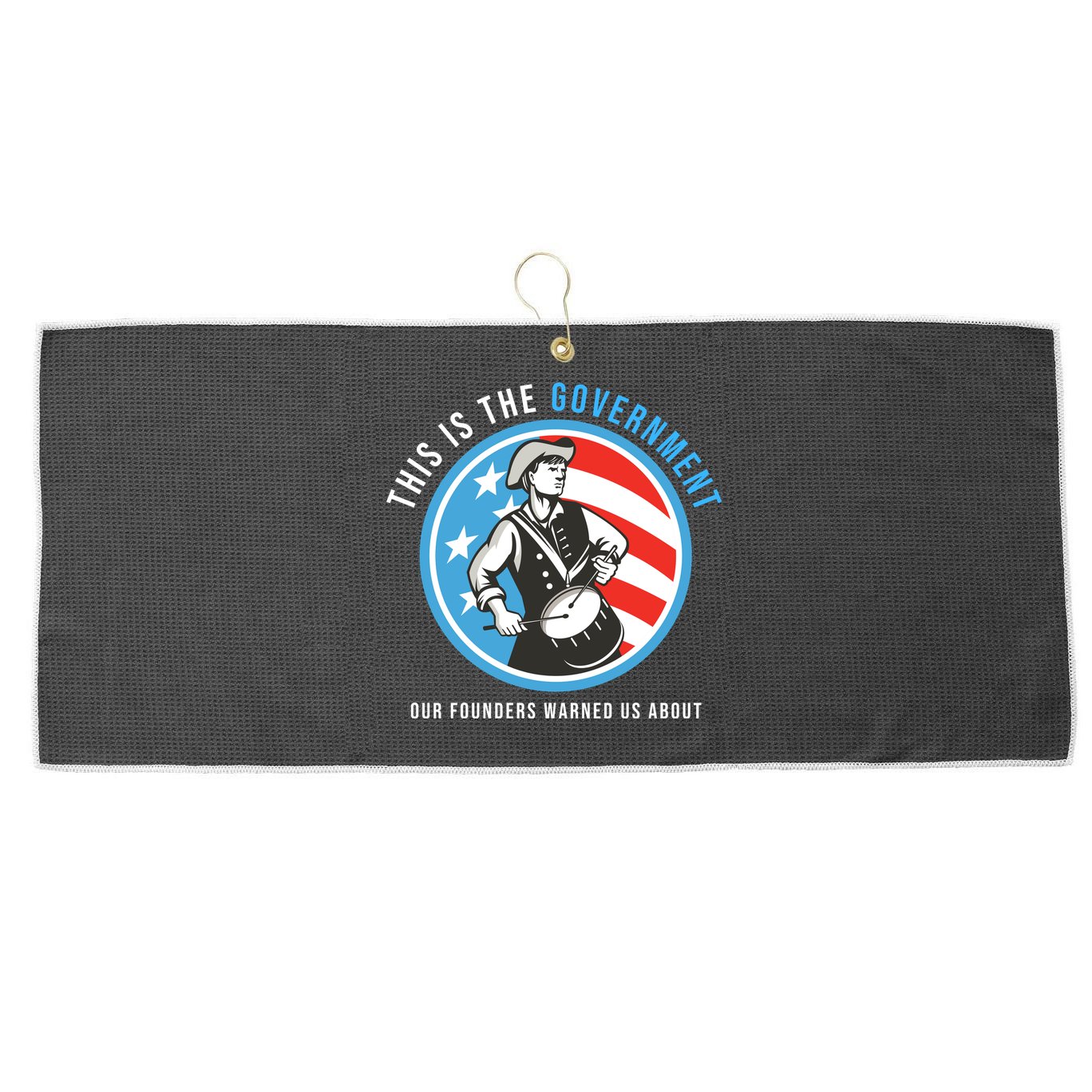 MAGA Conservative Anti Joe Biden Large Microfiber Waffle Golf Towel