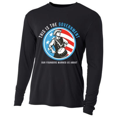 MAGA Conservative Anti Joe Biden Cooling Performance Long Sleeve Crew
