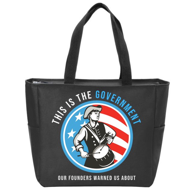 MAGA Conservative Anti Joe Biden Zip Tote Bag