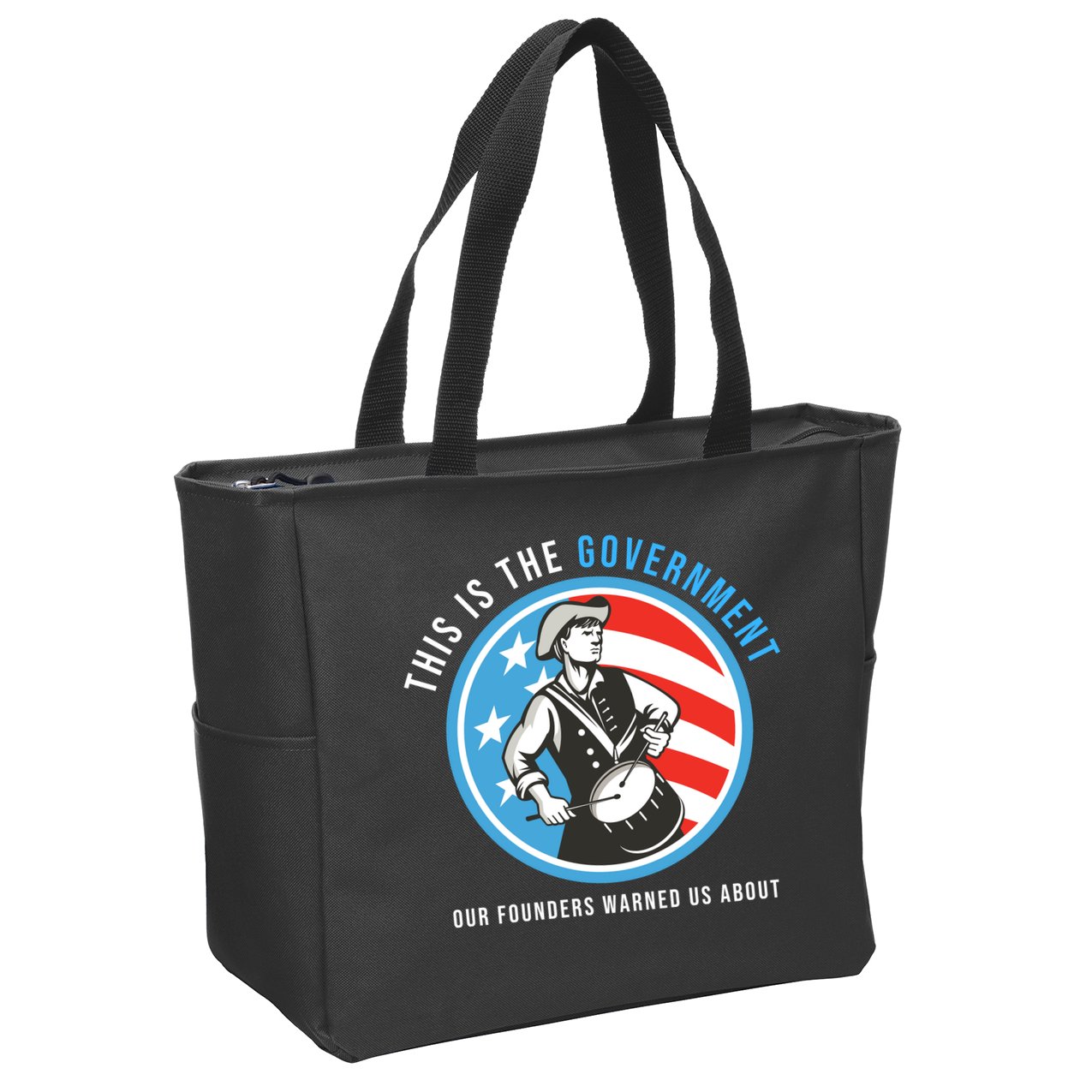 MAGA Conservative Anti Joe Biden Zip Tote Bag