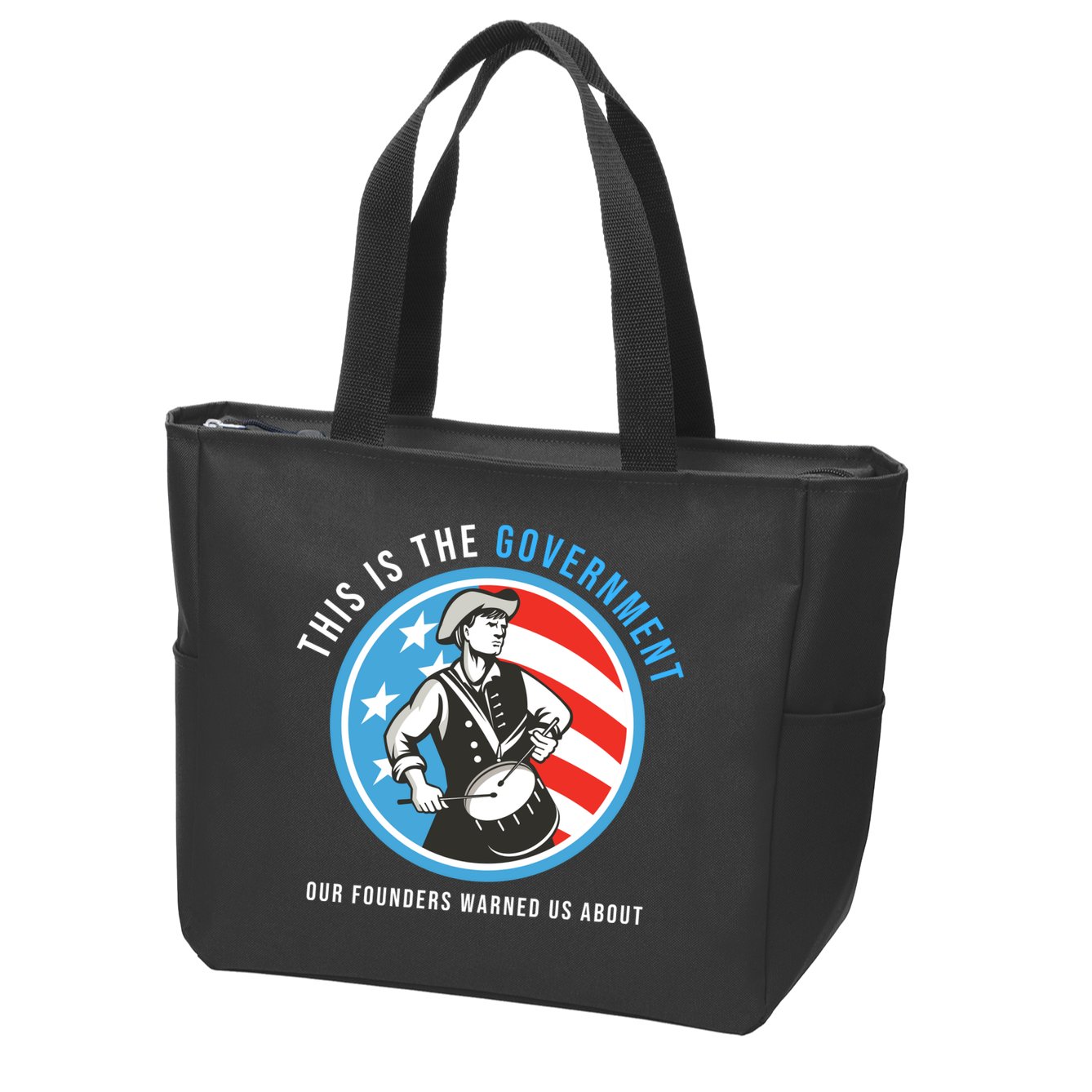 MAGA Conservative Anti Joe Biden Zip Tote Bag