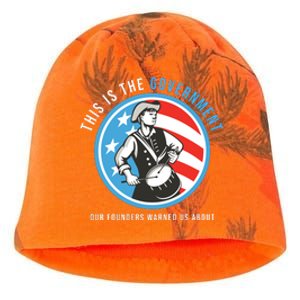 MAGA Conservative Anti Joe Biden Kati - Camo Knit Beanie