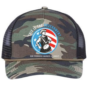 MAGA Conservative Anti Joe Biden Retro Rope Trucker Hat Cap