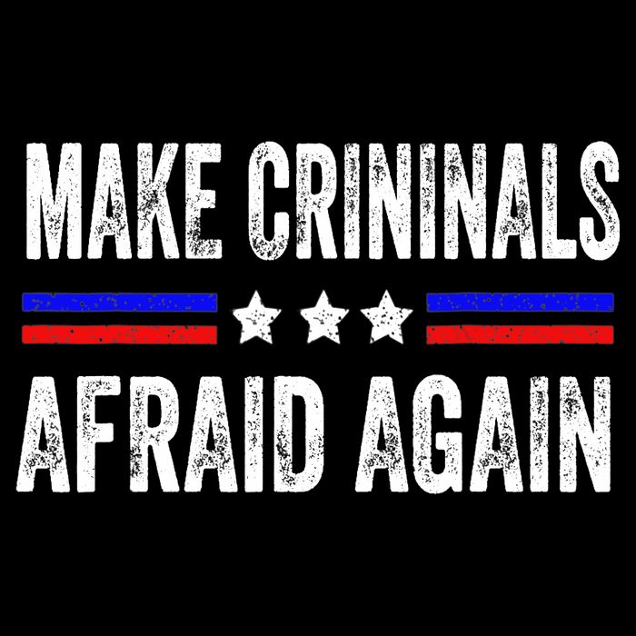 Make Criminals Afraid Again USA Rights Sarcastic US Flag City Backpack