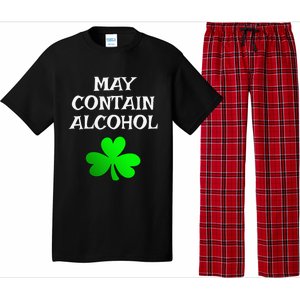 May Contain Alcohol Funny St. Saint Patrick's Day Pajama Set