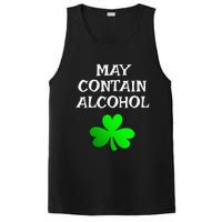 May Contain Alcohol Funny St. Saint Patrick's Day PosiCharge Competitor Tank