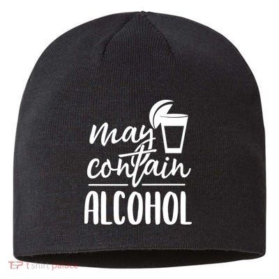 May Contain Alcohol Sustainable Beanie
