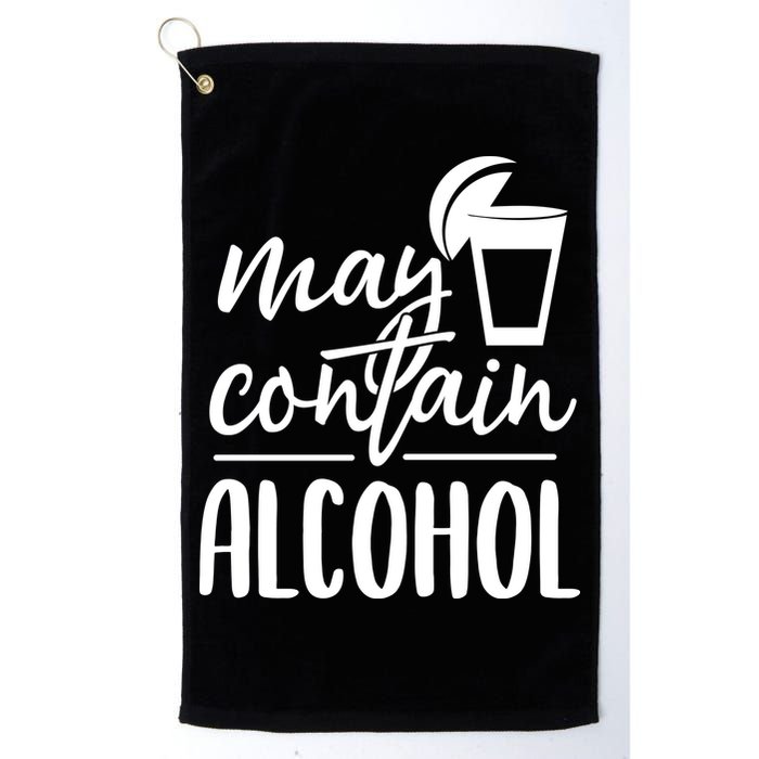 May Contain Alcohol Golf Towel