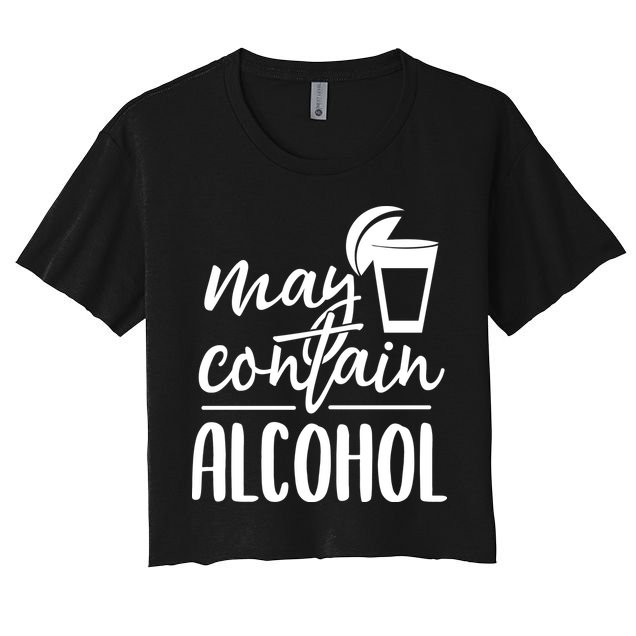 May Contain Alcohol Crop Top