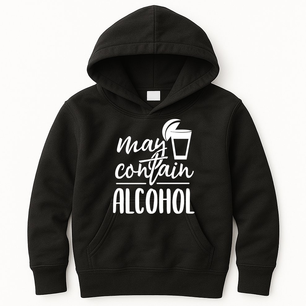 May Contain Alcohol Kids Hoodie