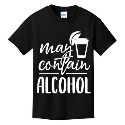 May Contain Alcohol Kids T-Shirt
