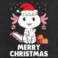 Merry Christmas Axolotl Santa Hat Christmas Salamander Fish Adult Drive Performance Visor