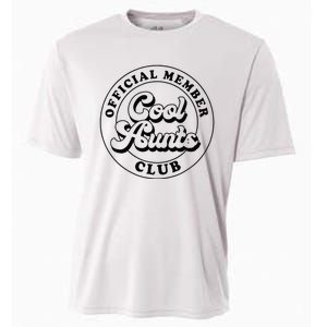 Member Cool Aunts Club Auntie Aunt Mothers Day Cooling Performance Crew T-Shirt