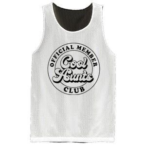 Member Cool Aunts Club Auntie Aunt Mothers Day Mesh Reversible Basketball Jersey Tank