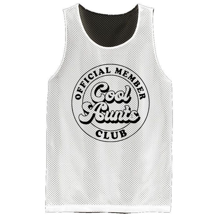 Member Cool Aunts Club Auntie Aunt Mothers Day Mesh Reversible Basketball Jersey Tank