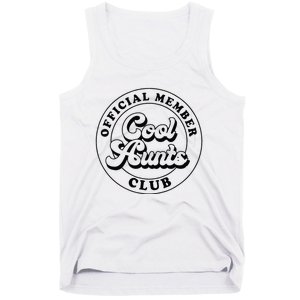 Member Cool Aunts Club Auntie Aunt Mothers Day Tank Top