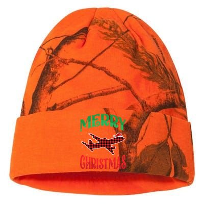 Merry Christmas Aviation Santa Hat Airplane Pilots Xmas Gift Kati Licensed 12" Camo Beanie