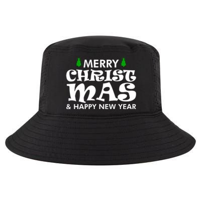 Merry Christmas And Happy New Year Cool Comfort Performance Bucket Hat