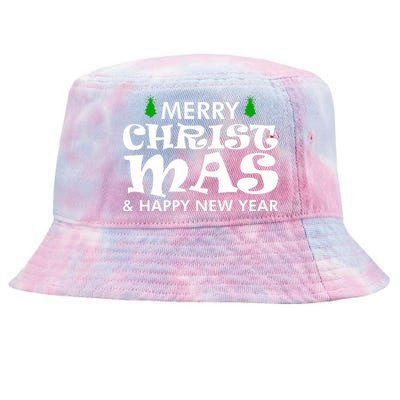 Merry Christmas And Happy New Year Tie-Dyed Bucket Hat