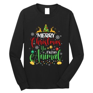 Merry Christmas Animal Filthy Ya Xmas Family Pajama Long Sleeve Shirt