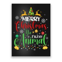 Merry Christmas Animal Filthy Ya Xmas Family Pajama Poster