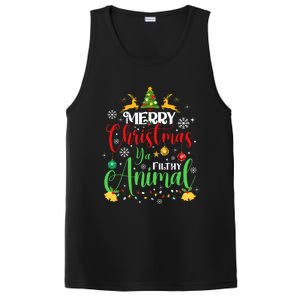 Merry Christmas Animal Filthy Ya Xmas Family Pajama PosiCharge Competitor Tank