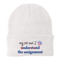 My Cat And I Understand The Assignment Knit Cap Winter Beanie