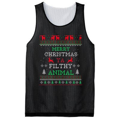 Merry Christmas Animal Filthy Ya Xmas Pajama Family Matching Mesh Reversible Basketball Jersey Tank