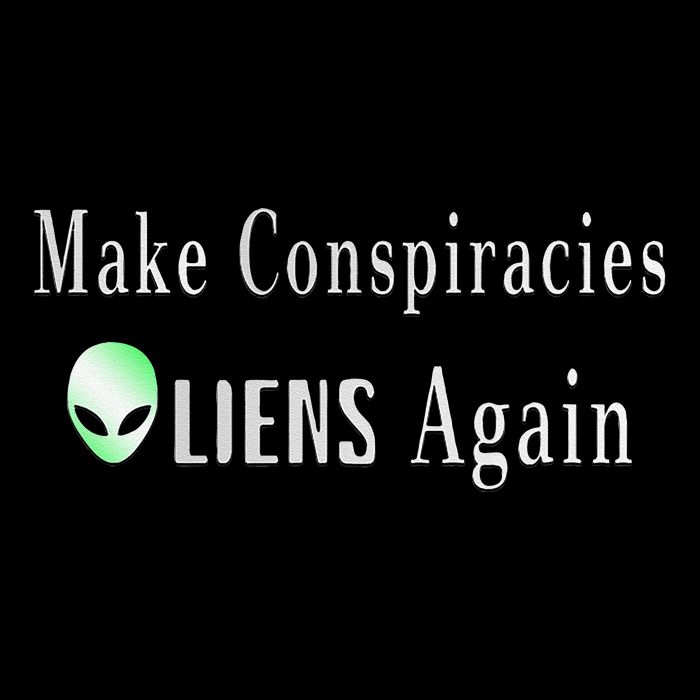 Make Conspiracies Aliens Again Funny Ufo Enthusiast Design Baby Bodysuit
