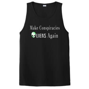 Make Conspiracies Aliens Again Funny Ufo Enthusiast Design PosiCharge Competitor Tank