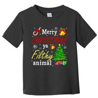 Merry Christmas Animal Filthy Ya Funny Xmas Family Pajama Toddler T-Shirt