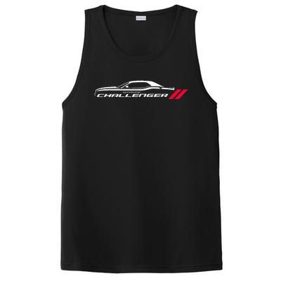 Muscle Car American Flag 4th July PosiCharge Competitor Tank