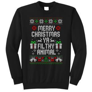 Merry Christmas Animal Filthy Ya Xmas Pajama Sweatshirt