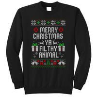 Merry Christmas Animal Filthy Ya Xmas Pajama Tall Sweatshirt