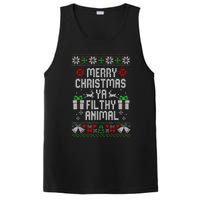 Merry Christmas Animal Filthy Ya Xmas Pajama PosiCharge Competitor Tank