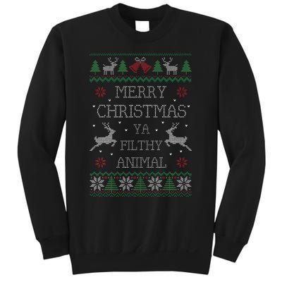 Merry Christmas Animal Filthy Ya Sweatshirt