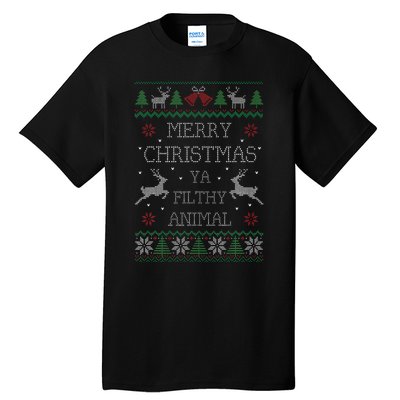 Merry Christmas Animal Filthy Ya Tall T-Shirt