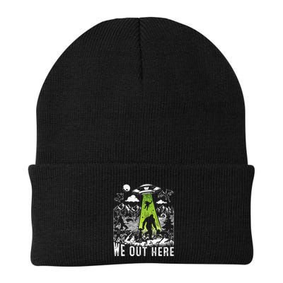 Mythical Creatures Abduction Vibrant Design Of Local Legends Knit Cap Winter Beanie