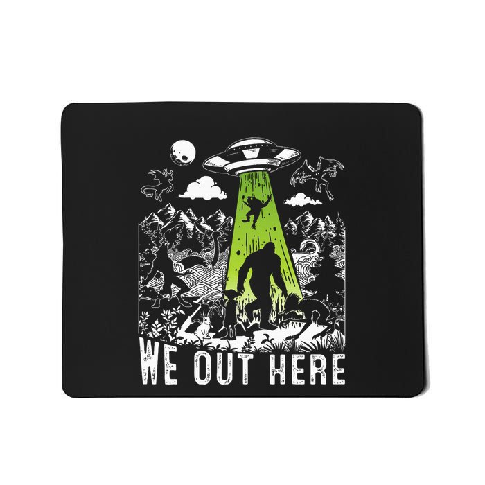 Mythical Creatures Abduction Vibrant Design Of Local Legends Mousepad