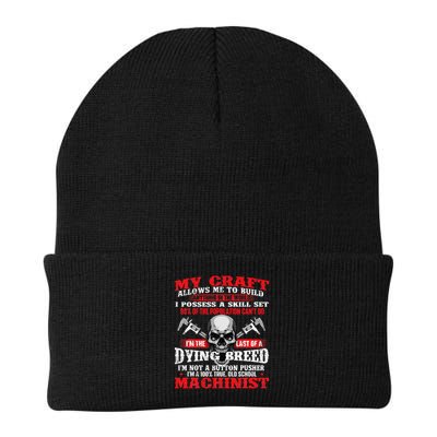 My Craft Allows Me To Build Cnc Machine Operator Machinist Knit Cap Winter Beanie